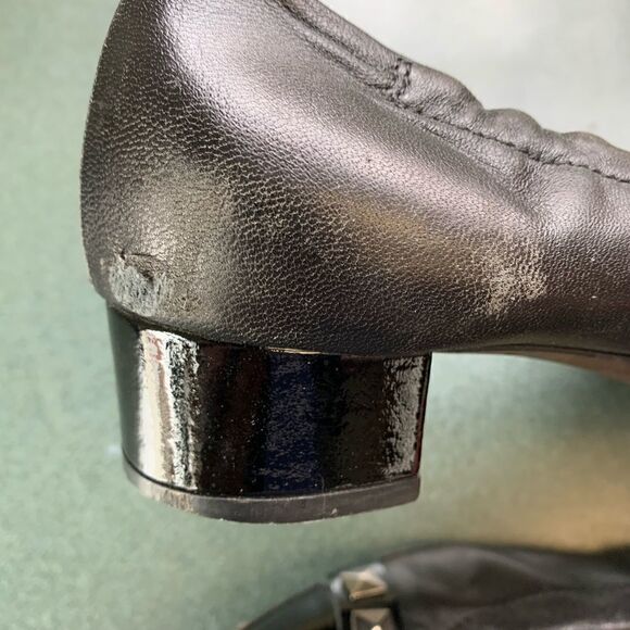 AGL attilio Houston leombrunl heels 36.6 brown/blk - Picture 5 of 8